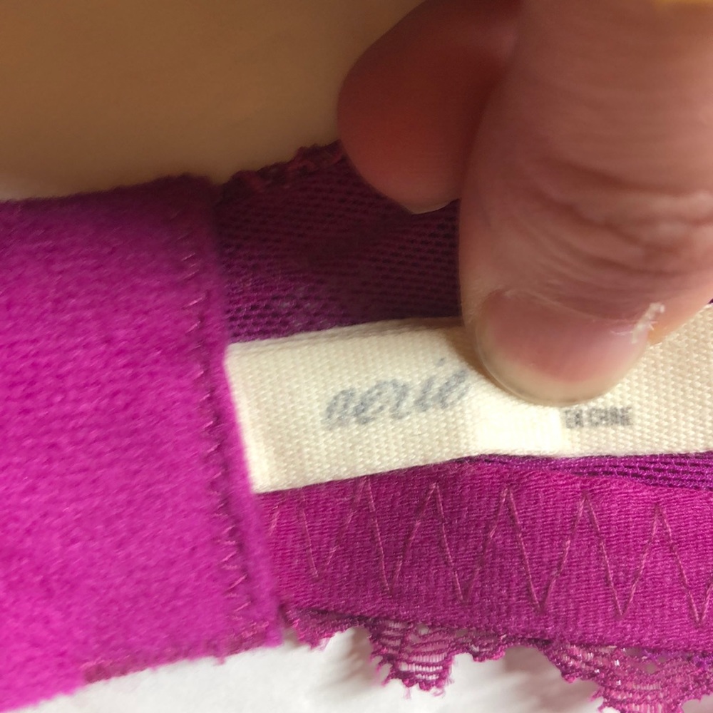 Aerie Hailey deep pink bra size 34D - Picture 6 of 9